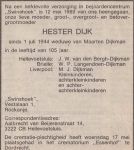 Dijk Hester 1884-1989 rouwadvertentie (echtgenote Maarten Dijkman).jpg